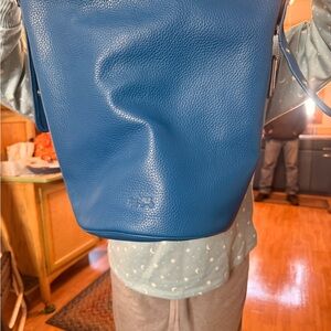 Coach Blue Leather Bag